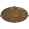 Ekena Millwork Attica Acanthus Leaf Ceiling Medallion (Canopies up to 4 5/8"), 53 1/2"OD x 3 1/2"P, Rubbed Bronze CM53ATRZS - alternate 3